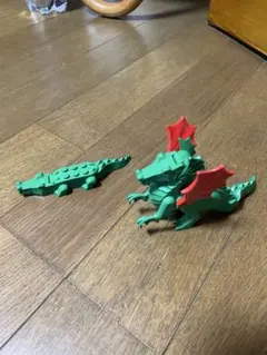 オールド　レゴ　ドラゴン　ワニのセット — image 1