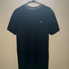 LACOSTE ネックロゴ Tシャツ ブラック — image 1