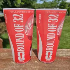 Coca-Cola FIFA ワールドカップ ROUND32 カップ 2個セット — image 1