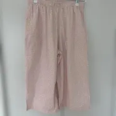 UNIQLO Finlayson コットン ルームパンツ ピンク L リラコ — image 1