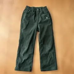 コーデュロイ ロングパンツ ダークグリーン — image 1