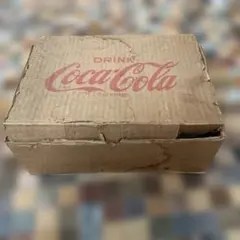 【希少】昭和レトロ　当時物　Coca-Colaグラス空箱 — image 1