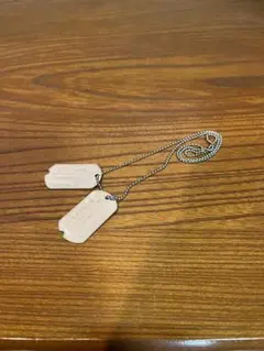 希少　レア　吉田カバン　ポーター　ドッグタグネックレス　アクセサリー　シルバー — image 1