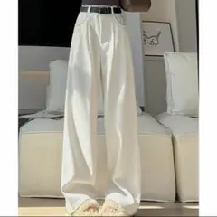【Miniministore】コーデュロイワイドパンツ M アイボリー — image 1