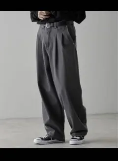RUUBON relax wide denim pants グレー Sサイズ — image 1