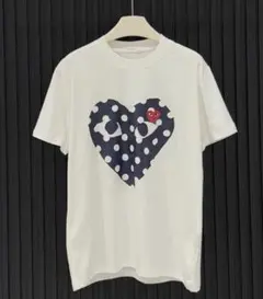PLAY COMME des GARCONS ドットハートTシャツ　貴重Lサイズ — image 1