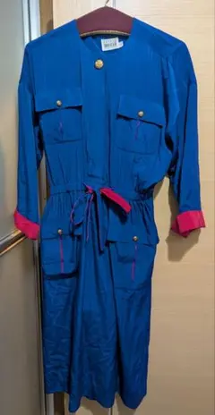 レトロワンピース　デザインワンピース 古着　ビンテージ　希少　レスリーフェイ　春 — image 1
