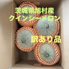 ④茨城県旭村産クインシーメロン　訳あり品 — image 1