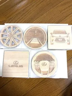 LEXUS 木製 コースター — image 1