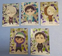 ユーリ!!! on ICE アニメイト特典 メタルブロマイド 5枚セット — image 1