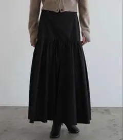 CLANE VOLUME GATHER SKIRT 【丈詰め済】 — image 1