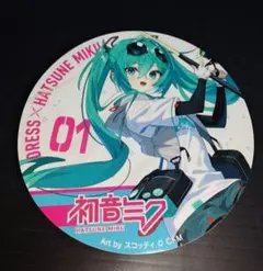DRESSx初音ミク コラボステッカーのみ 釣りミク — image 1