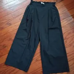 GOUT COMMUN グーコミューン ブラックワイドパンツ　(美品) — image 1