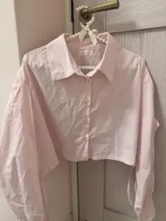 shrita ピンク　ブラウス　ミニ丈　キッズ — image 1