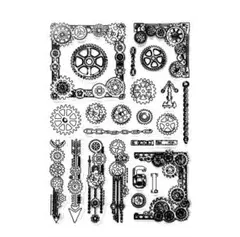 ［大人気！売れてます！］クリアスタンプ2200：gear3 — image 1