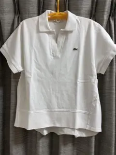 LACOSTE 半袖 ポロシャツ ホワイト サイズ38 — image 1