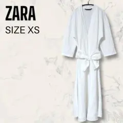 【未使用】 ZARA ベルト付き リネン ブラウス マキシ ワンピース 麻 — image 1