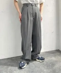 apres jour mignon センタープレス ストレート パンツ — image 1