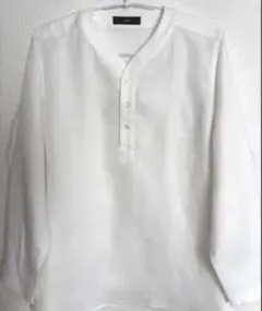 wafu シャツ　リネン　スリーピングシャツ オフ白 — image 1