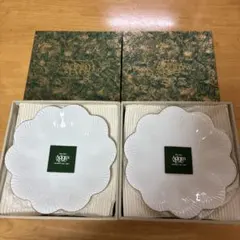 たち吉　橘吉　Adam＆EVe 中皿　パン皿　白磁　10枚セット — image 1