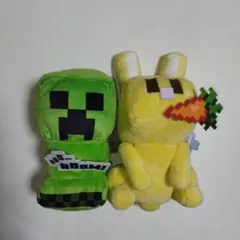 マインクラフト　ぶるぶるぬいぐるみ　クリーパー　スプリングデザイン　ウサギ — image 1