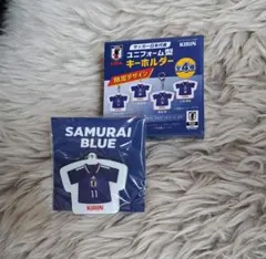 サッカー日本代表 ユニフォーム型キーホルダー — image 1