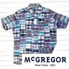 値下げ！【McGREGOR】マックレガー　キルト生地　シャツ (160) — image 1