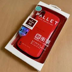 iPhone XS/X 耐衝撃ハイブリッドケース「PALLET」 レッド — image 1