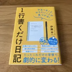 1行書くだけ日記 やるべきこと、やりたいことが見つかる — image 1