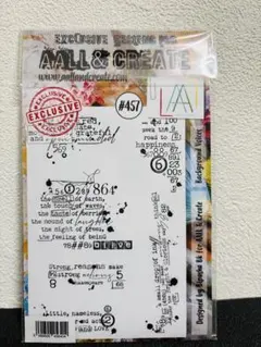 AALL & CREATE スタンプ #457 — image 1