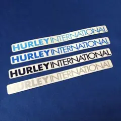 HURLEYハーレーステッカー４枚セットHURLEY INTERNATIONAL — image 1
