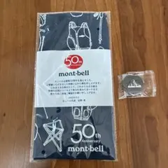 mont-bell 50周年記念 タオルとピンバッジセット　モンベル — image 1