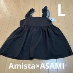 新品未使用Amista×ASAMIコラボ黒ペプラムビスチェLアミスター韓国 — image 1