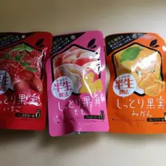 しっとり果実 いちご もも みかん 3種セット — image 1