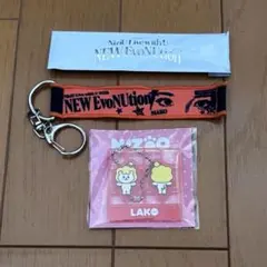 NEW EvoNUtion マフラータオルキーホルダー&FCくじ — image 1