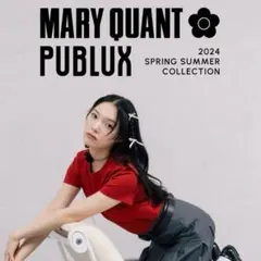 【MARY QUANT × PUBLUX】マリークワント ワンポイント刺繍ロゴ — image 1