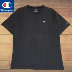 チャンピオン ワンポイント刺繍Tシャツ 綿 黒 M — image 1