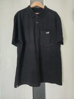 LACOSTE ポロシャツ ブラック 胸ポケット付き — image 1