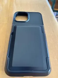 ブラック iPhone15ケース カードスロット付き — image 1