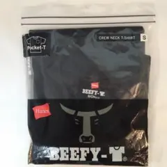 【 新品・未開封 】Hanes BEEFY ポケット付き 半袖Tシャツ S 黒 — image 1