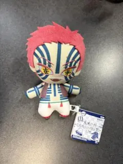 鬼滅の刃 猗窩座 ともぬい　ぬいぐるみ キーホルダー — image 1
