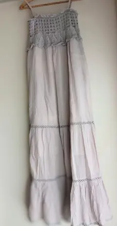 インポート シフォンマキシワンピース サイズ FREE — image 1