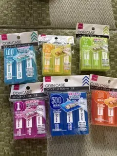 DAISO コインケース 6種セット 硬貨収納 — image 1