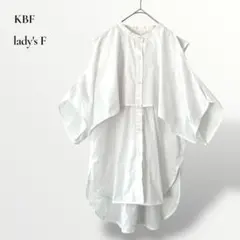 KBFケービーエフ／2WAYマントブラウス ホワイト — image 1