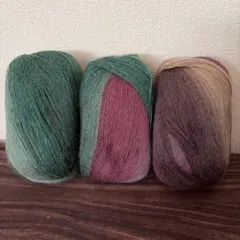 グラデーションウールヤーン シックなカラー — image 1