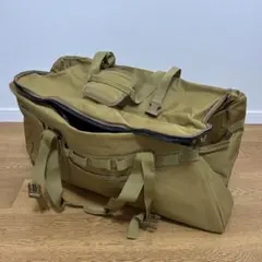 ミリタリースタイル ボストンバッグ カーキ 大容量 — image 1