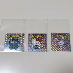 サンリオマンチョコ シール キティ ハンギョドン ウィッシュミーメル 3枚セット — image 1