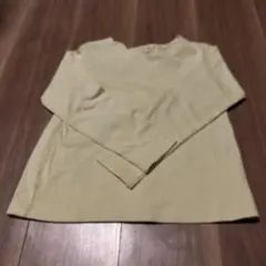 子供用 長袖カットソー ベージュクルーネック — image 1