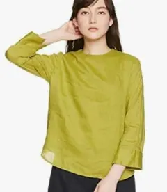 Mila Owen リネン後ろあきブラウス サイズ0 — image 1