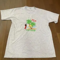 SAI GON VIETNAM プリント Tシャツ グレー Lサイズ — image 1